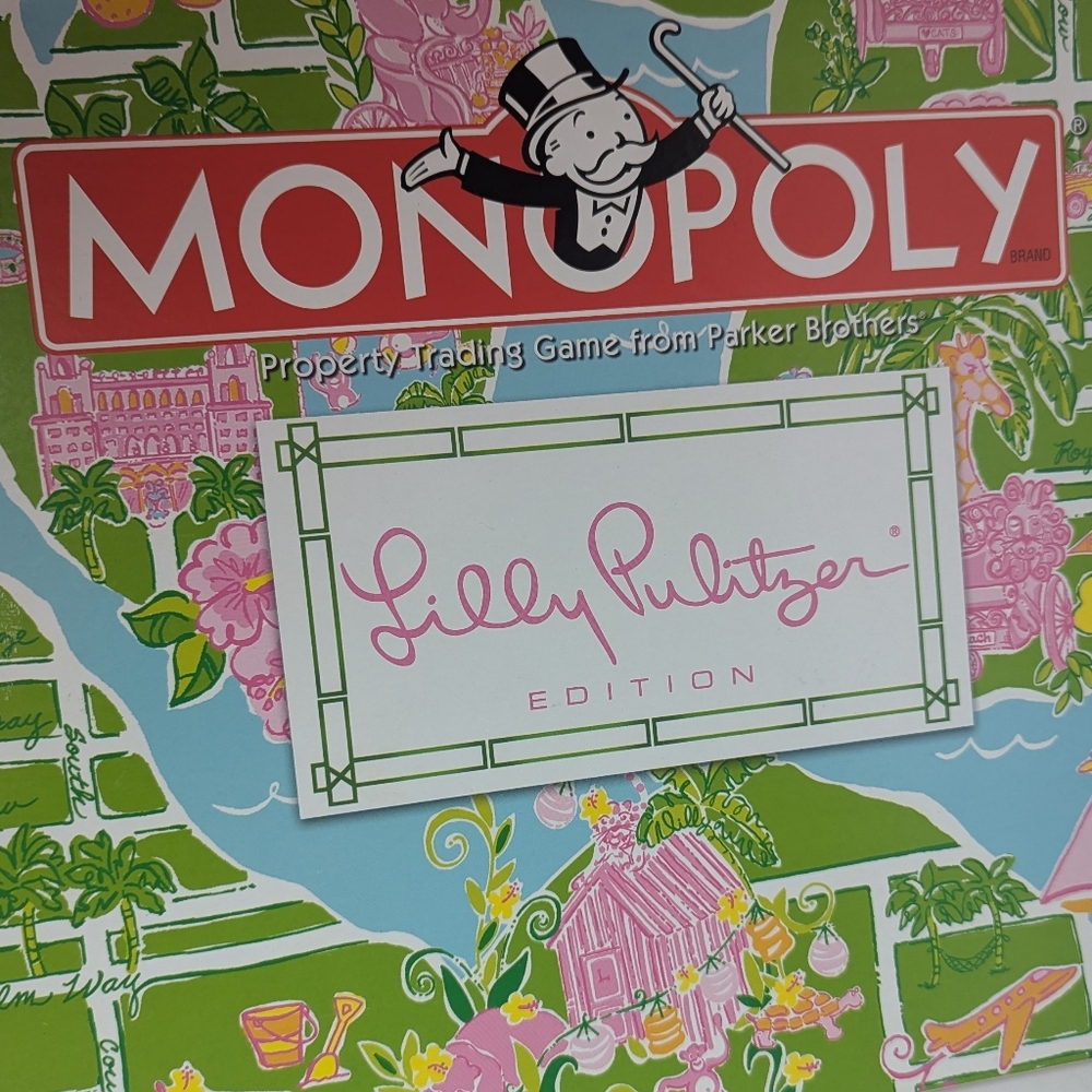 Lilly Pulitzer -Monopoly Game- Rare- Limited Edition -2008